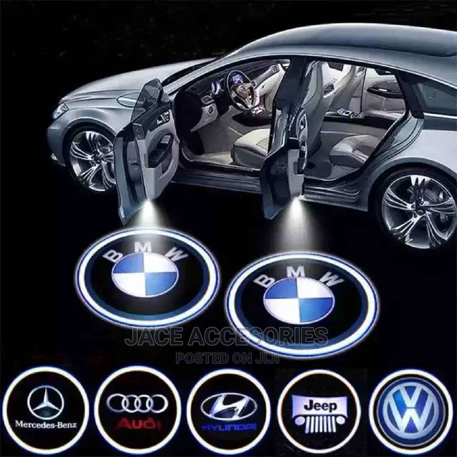 Car Logo Shadow Welcome Light