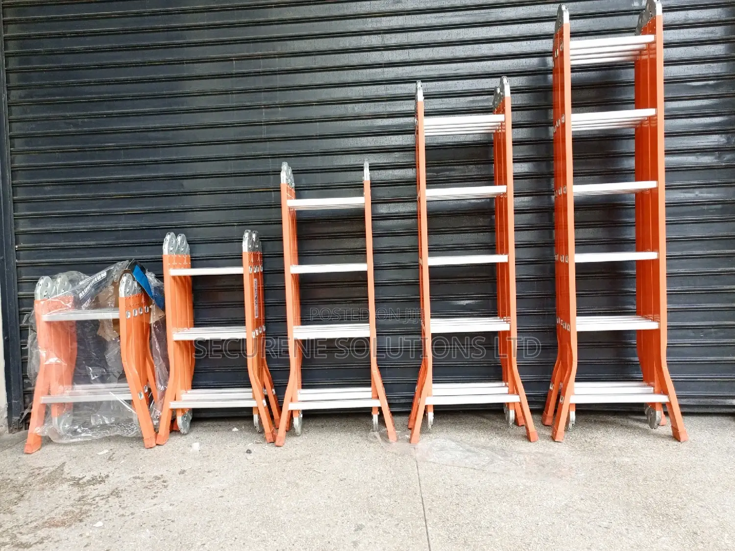 Iron/Aluminum Alloy Multipurpose Ladders 8ft,12ft,16ft,20ft