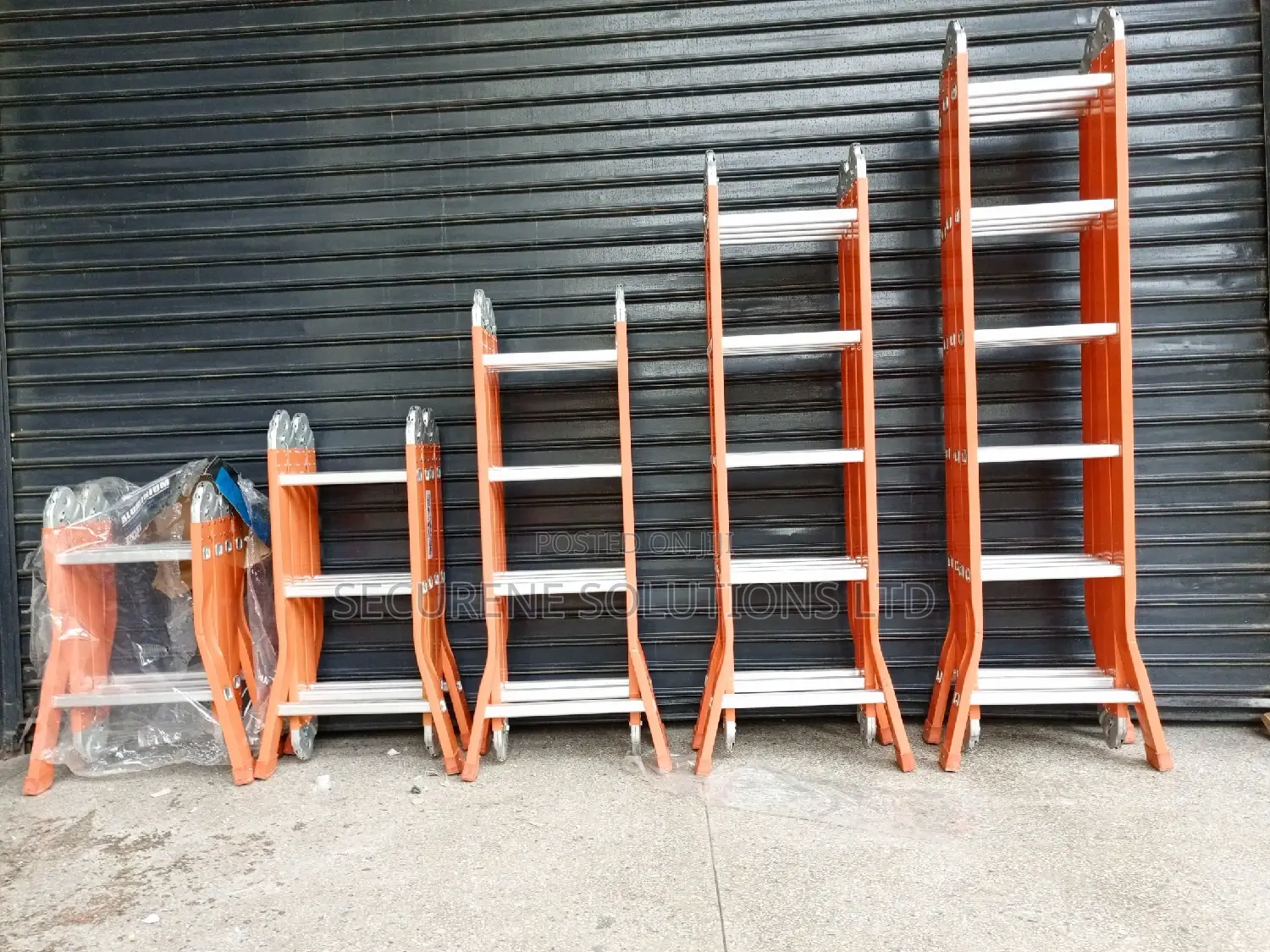 Iron/Aluminum Alloy Multipurpose Ladders 8ft,12ft,16ft,20ft