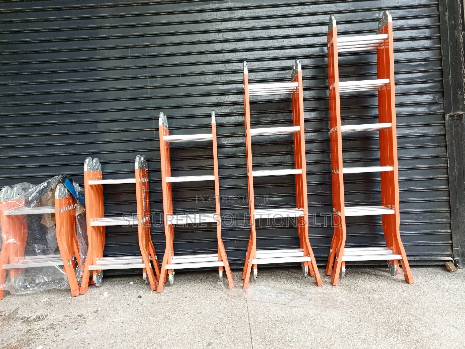 Iron/Aluminum Alloy Multipurpose Ladders 8ft,12ft,16ft,20ft