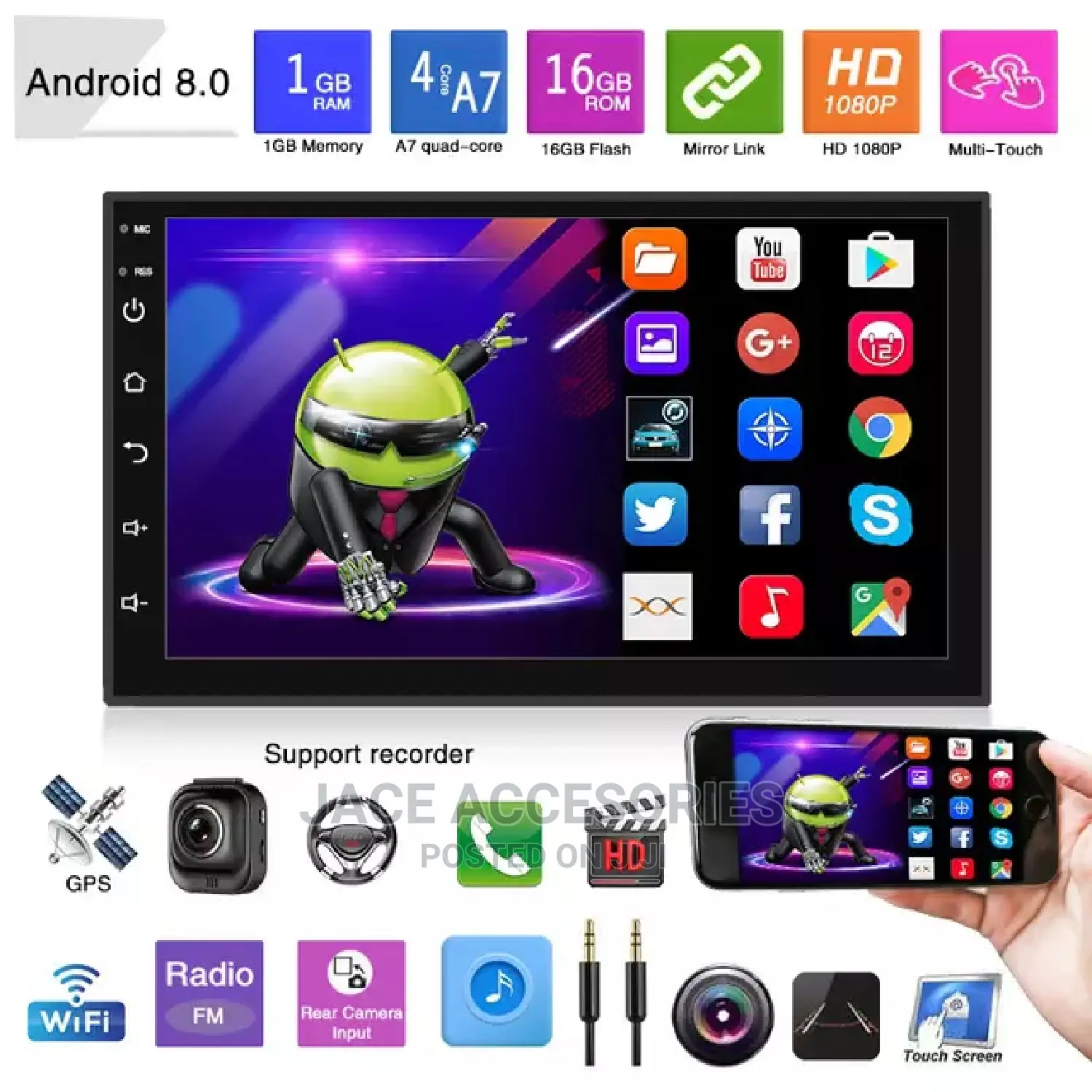 Car 7' Android Radio 2gb+32gb