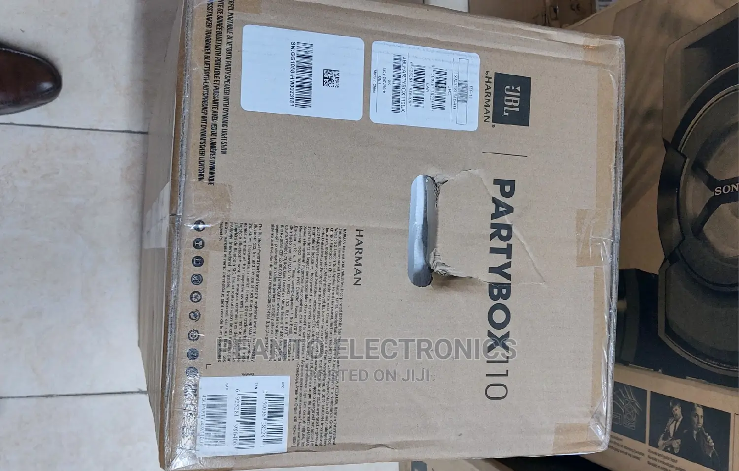 JBL Partybox 110 Portable Wireless Speaker 160w 12hrs