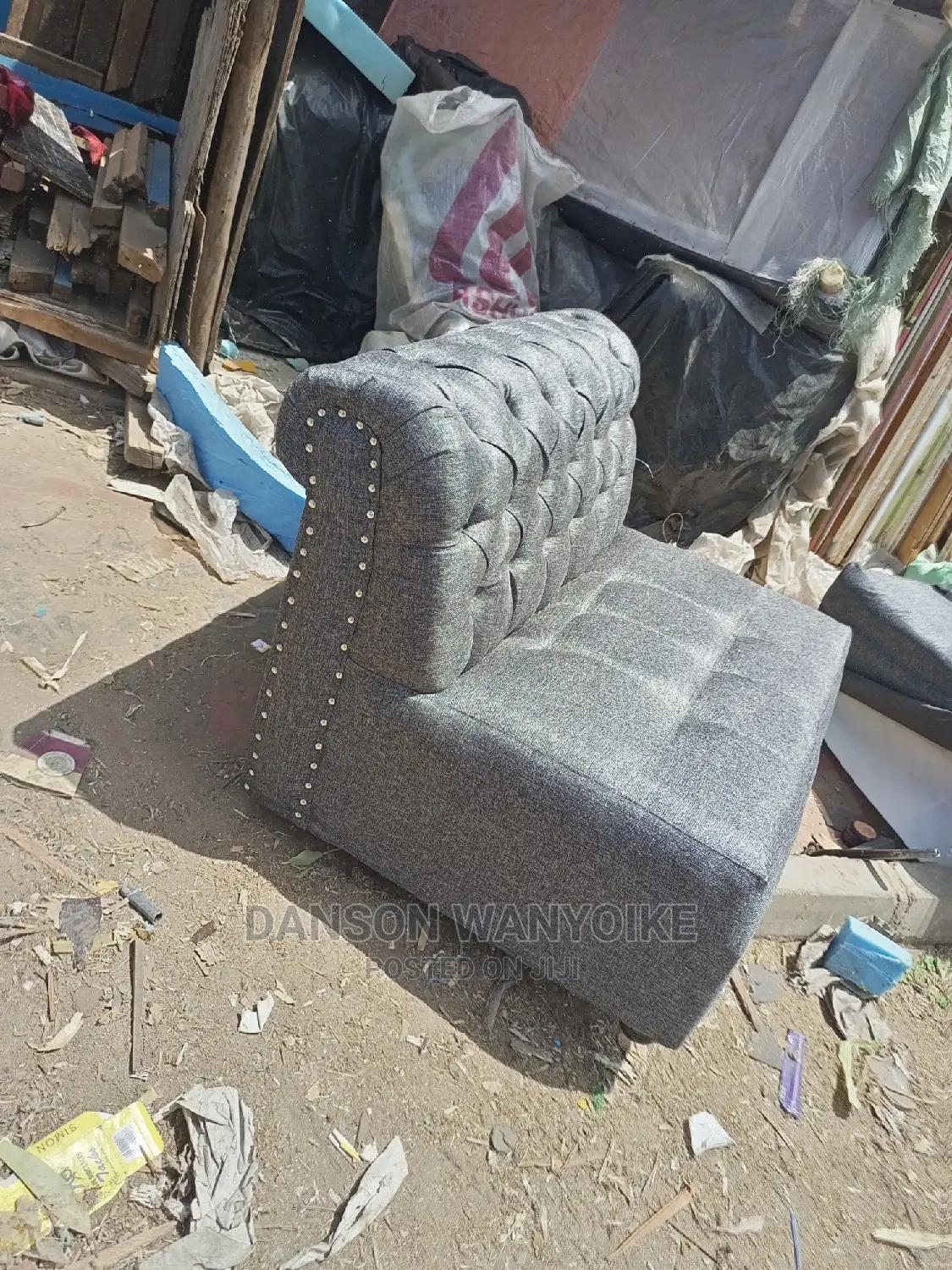 Two Seater Chester Grey on Sale