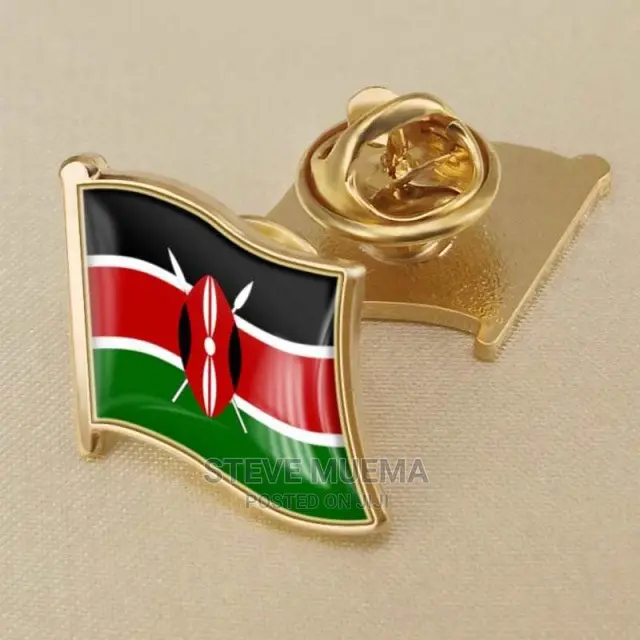 Kenyan Flag Lapel Pin