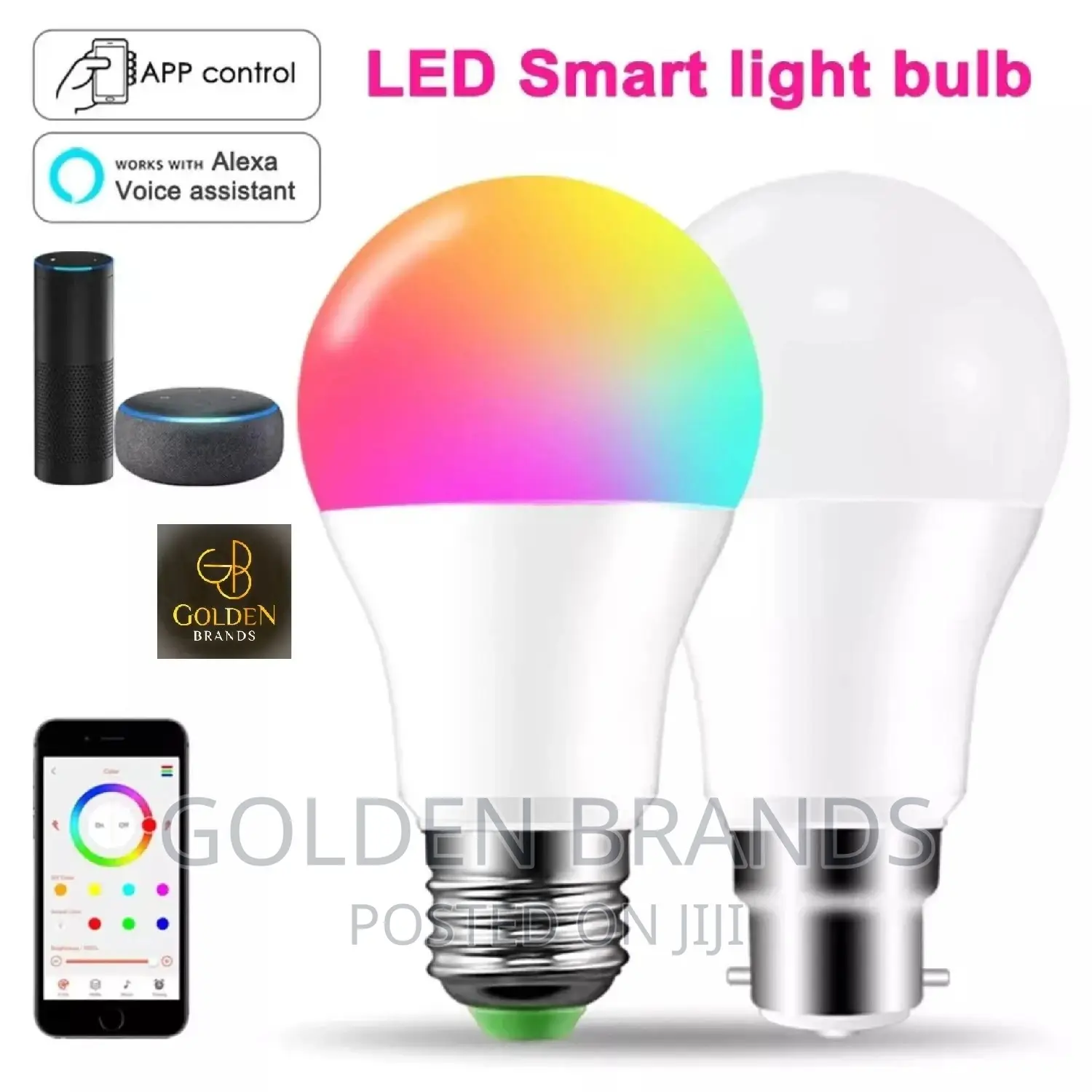 LED Smart Light Bulb, Color Changing Alexa Light