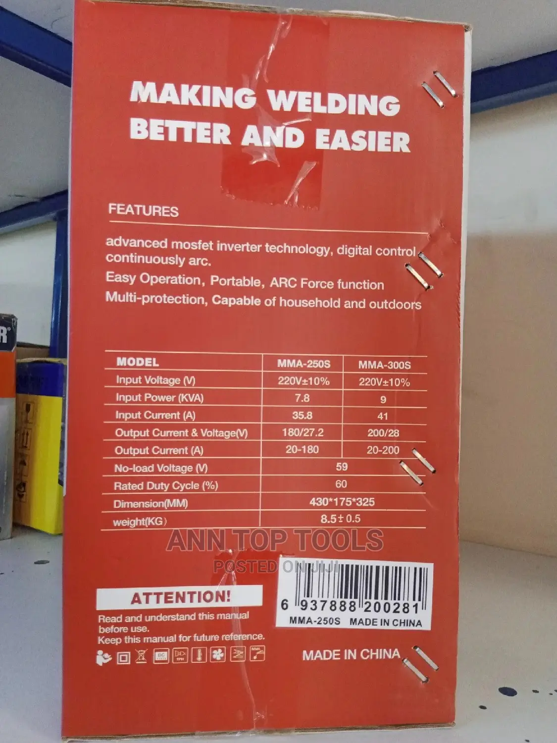 Edon 250 S Welding Machine