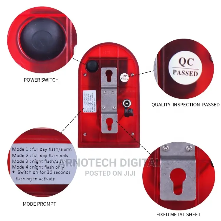 Duo Charge Waterproof Solar Alarm Motion Detector