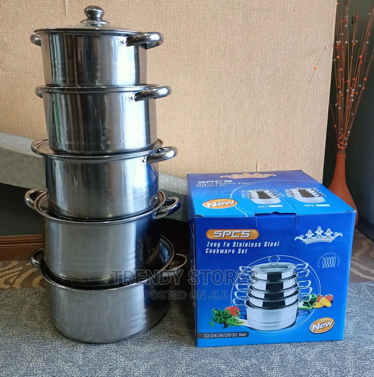10pcs Stainless Steel Cookware