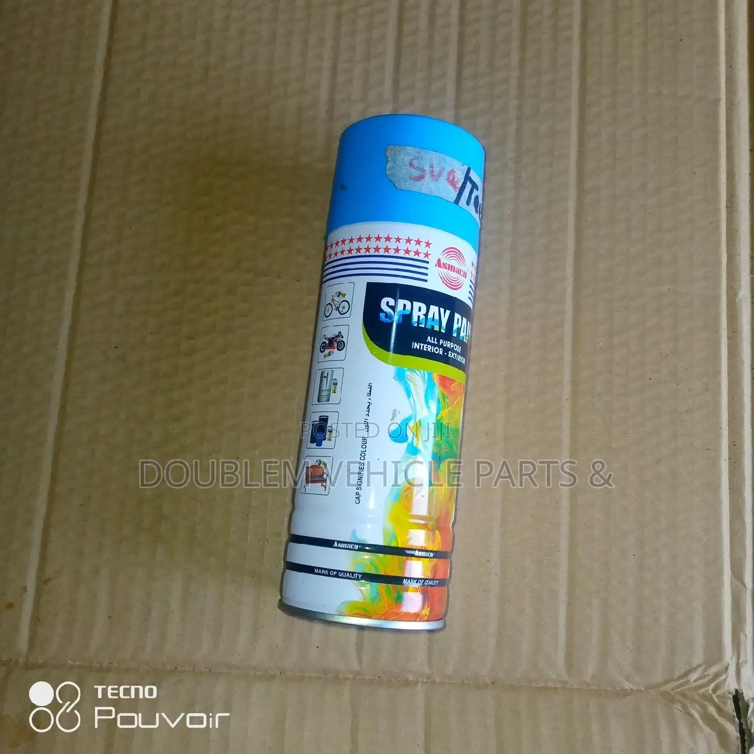 Spray Paint Blue