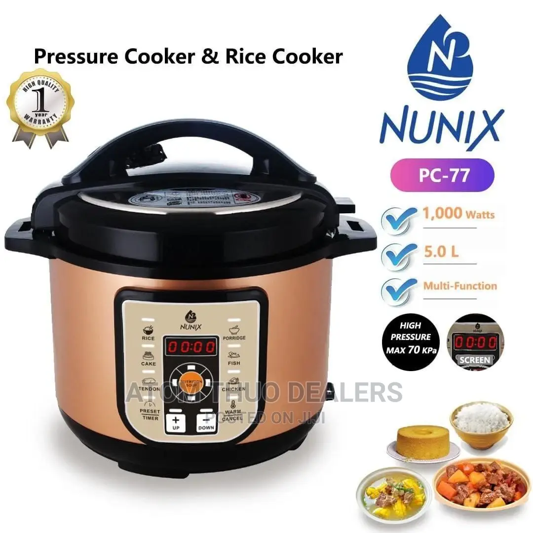 5ltrs Nunnix Multifunctional Electric Pressure Cooker