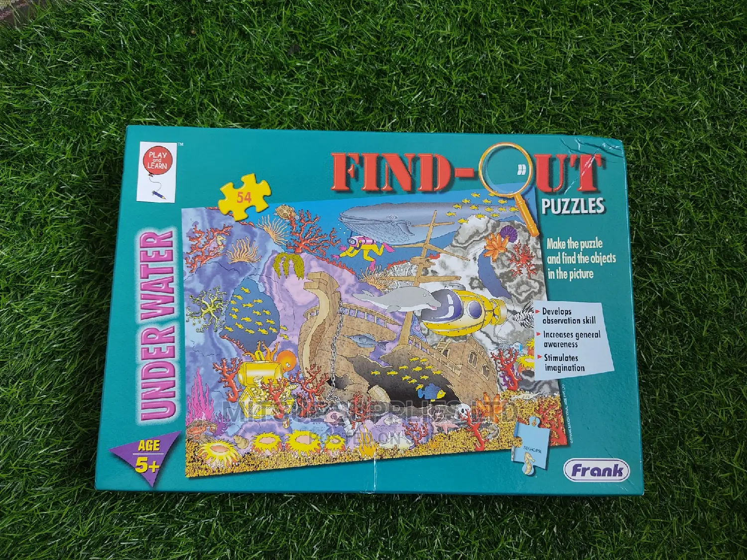 Play Learn Under Water Find Out Board Game ( 34 by 21cm)