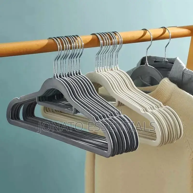 10pc Non Slip Velvet Clothes Hangers