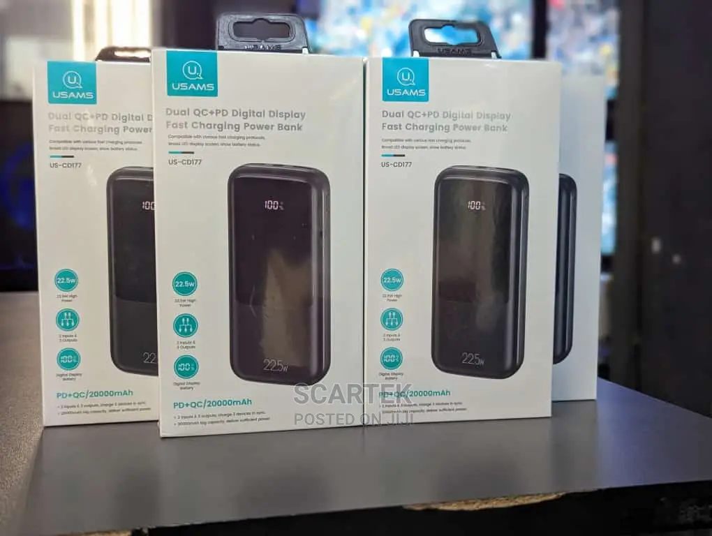 Usams PD+ QC 20000mah Power Bank