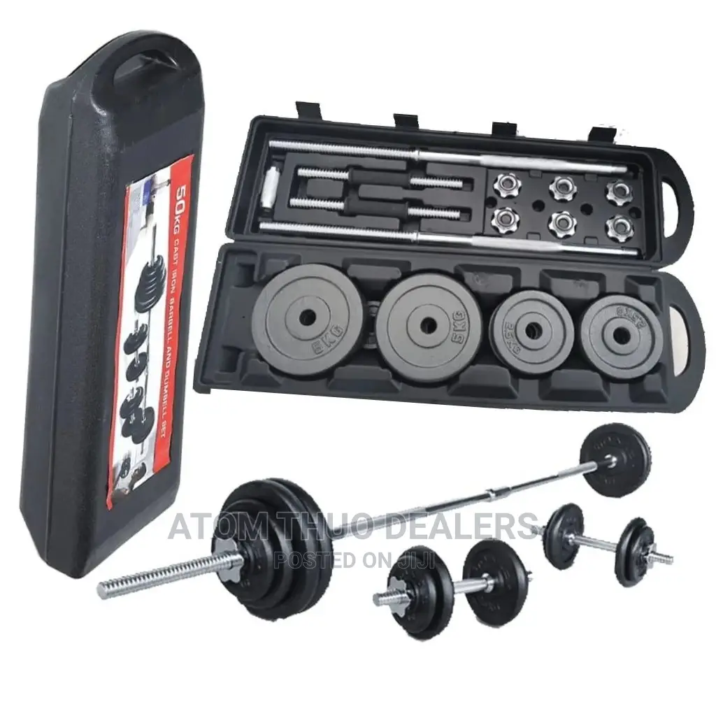 50kg Barbell and Dumbbell Set