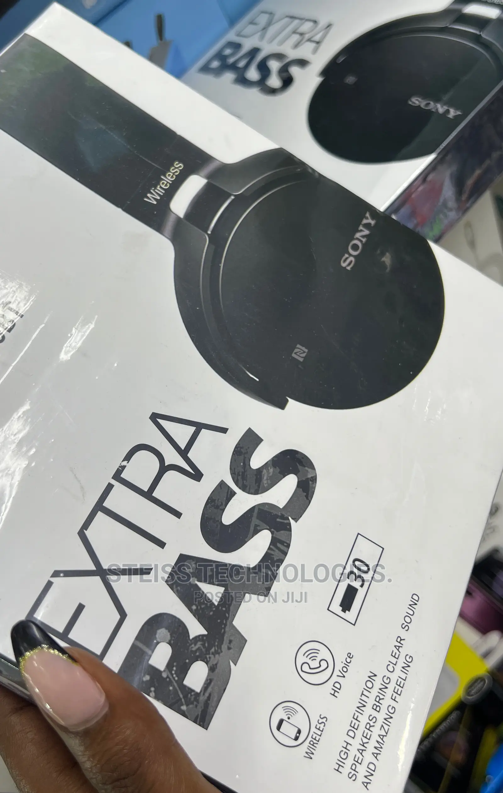 Sony Extrabass Wireless Headphones.