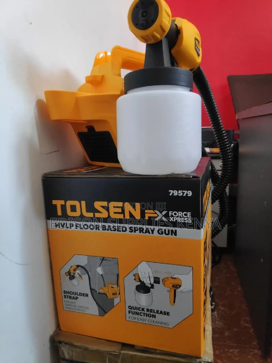 Tolsen Spray Gun 650W Floor Based HVLP Paint Spray Gun
