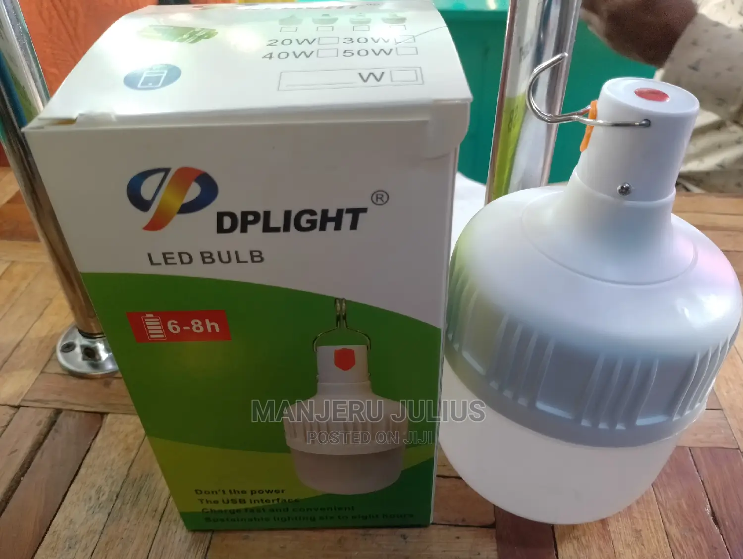 30 Watts Rechargeable Bulb