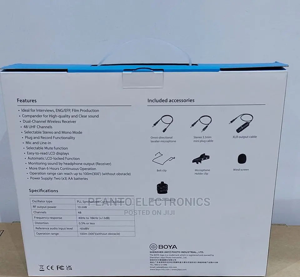 BOYA BY-WM8 Prok2- UHF Dual-Channel Wireless Lavalier System