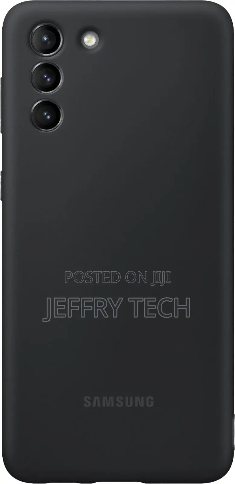 Samsung - Silicone Protective Case for Galaxy S21 - Black