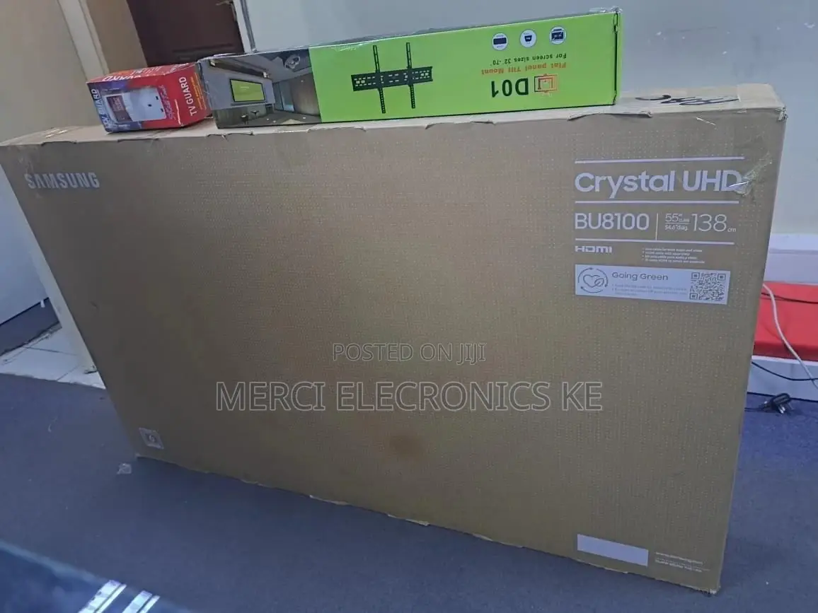 Samsung Smart Tv, Crystal Uhd , Bu8100, 55 Inches