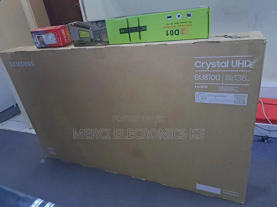 Samsung Smart Tv, Crystal Uhd , Bu8100, 55 Inches