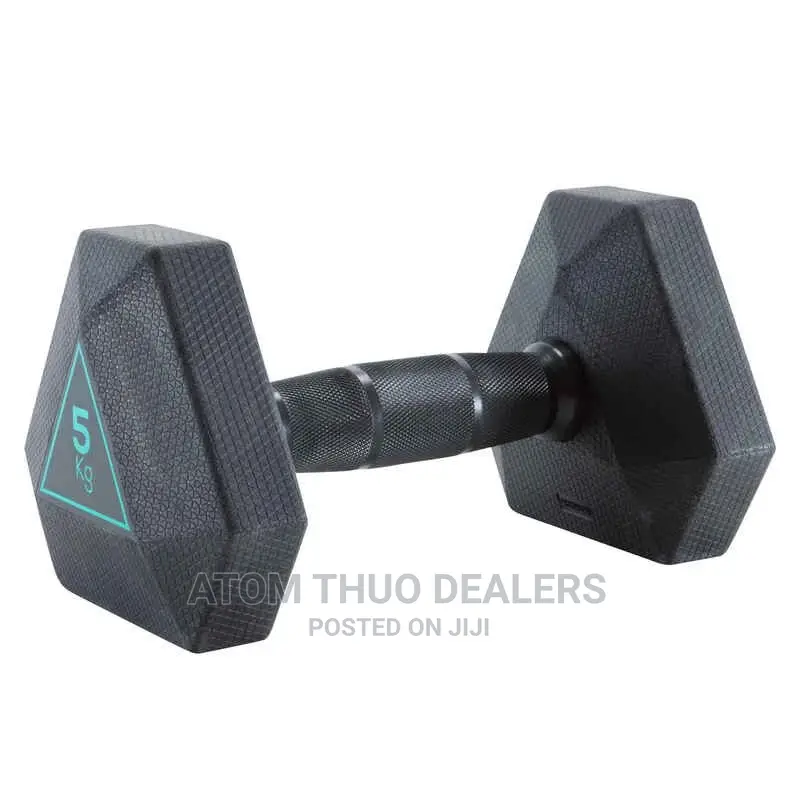 5kg Hexagonal Dumbbells