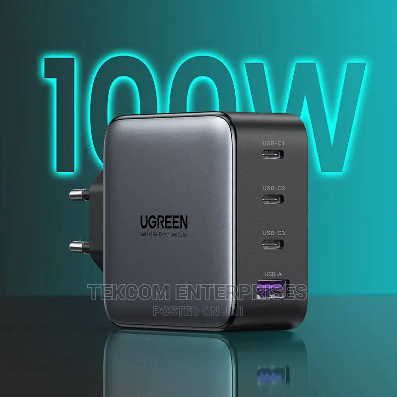 UGREEN USB-A+3*USB-C 100W Gan Tech Fast Charger