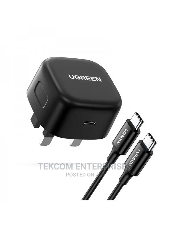 Ugreen Usb-c 25W Pd Charger With C-C 2M Cable