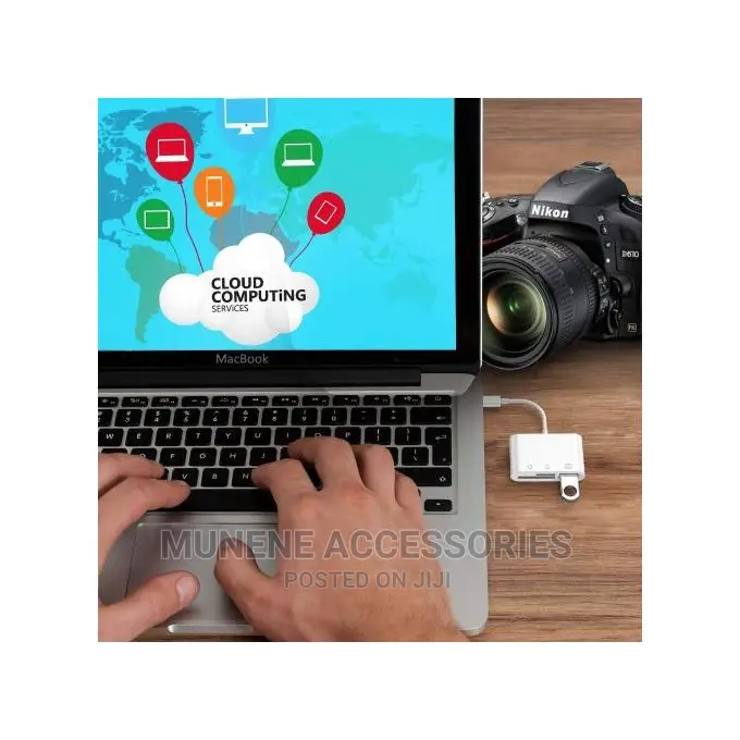 USB C Type C Micro SD TF Card Reader Adapter, 3 in 1 USB C