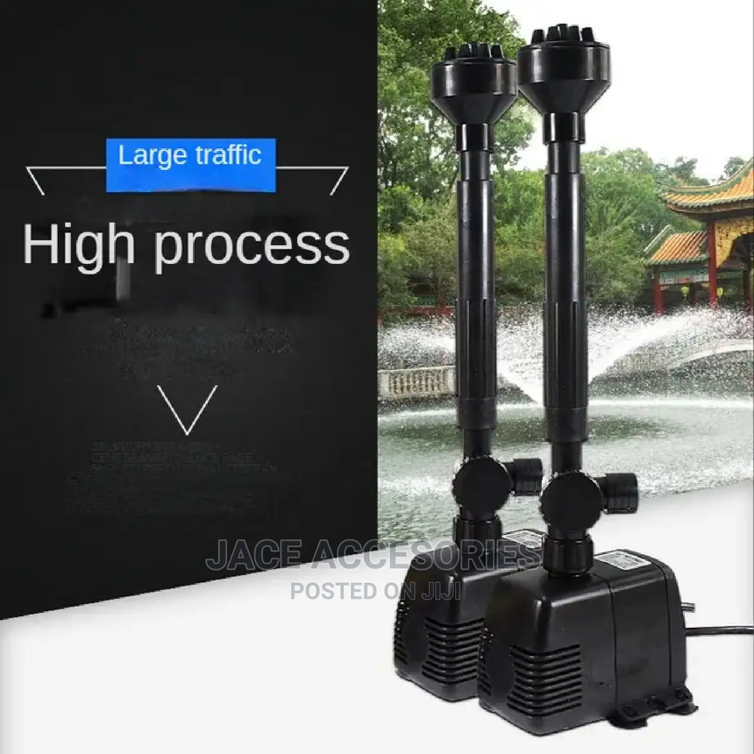 Fountain Pump With Nozzles
