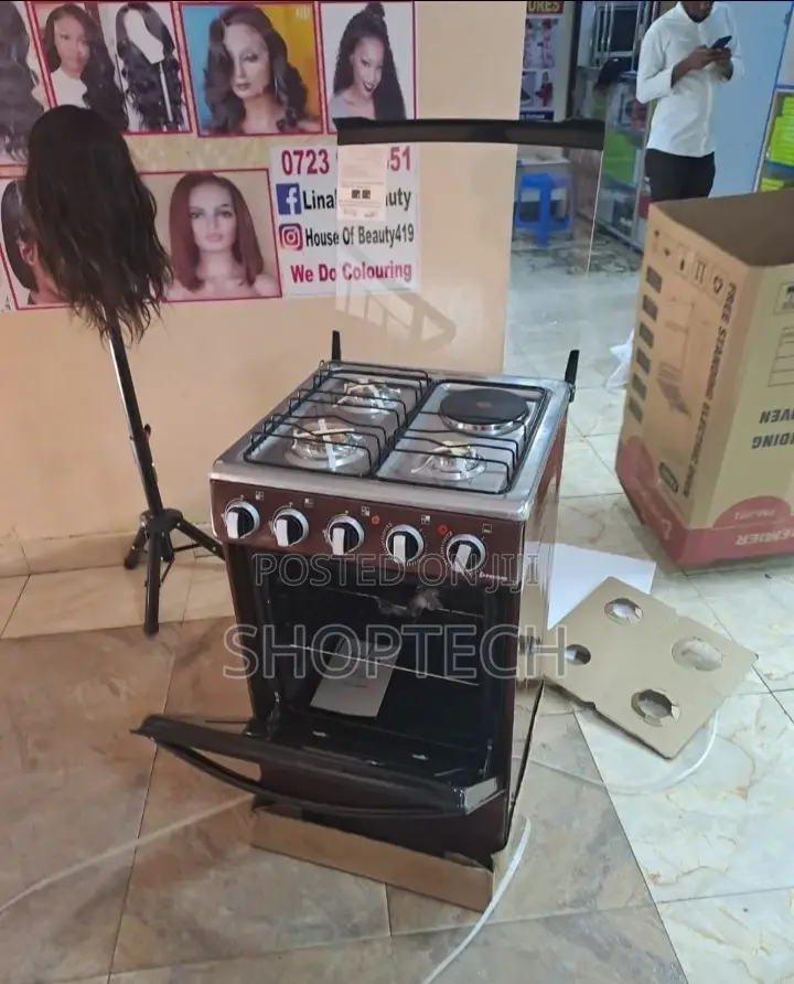 Premeir 3burner 1electric Standing Cooker