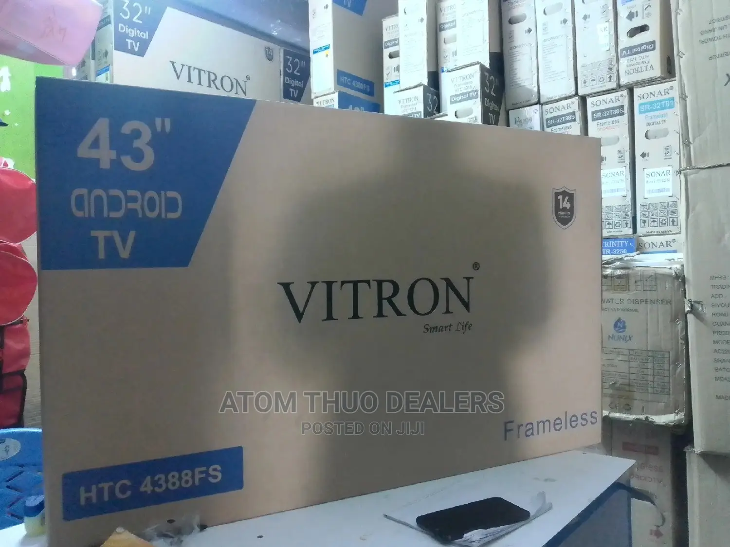 Vitron 43 Inches Flameless Smart Android Tv