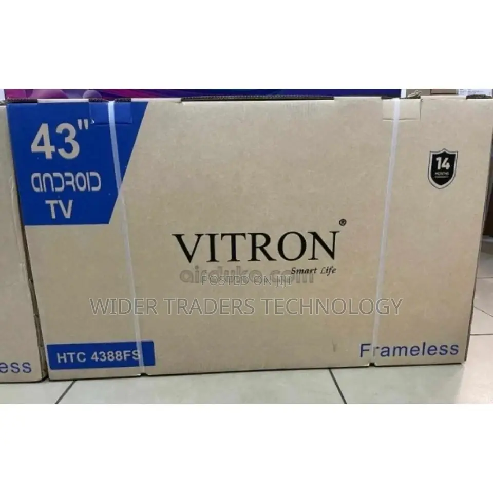 Vitron 43" Inches Frameless Fullhd Smart Android**