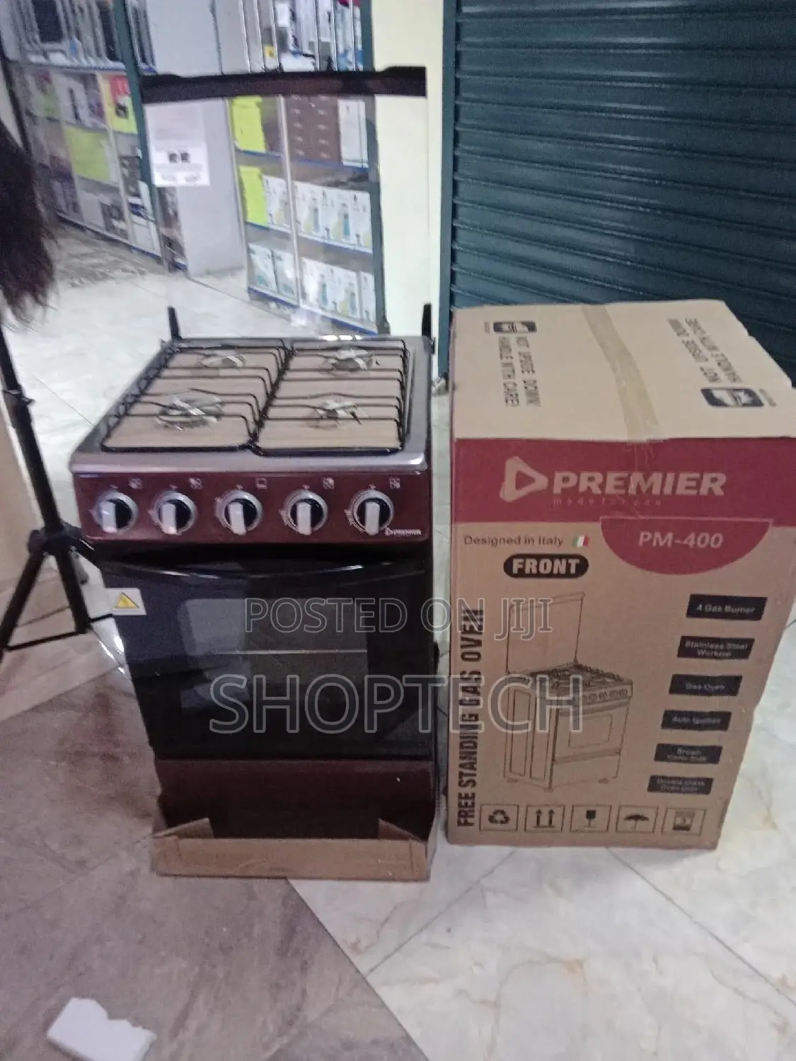 Premeir 4gas With Gas Oven Cooker
