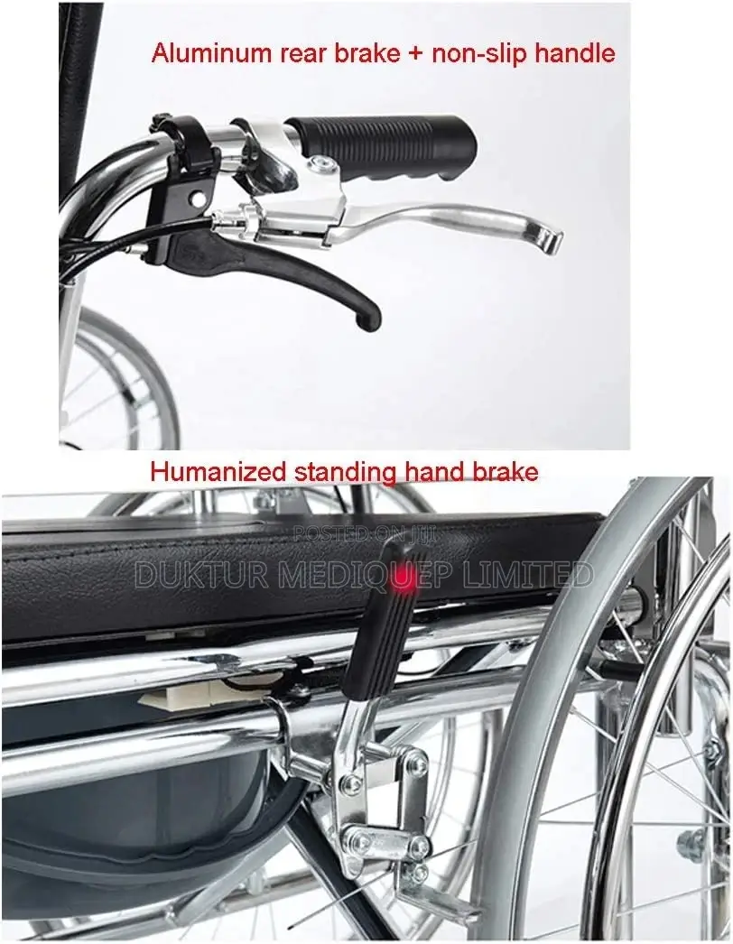 Reclining Commode Wheelchair U-Cut
