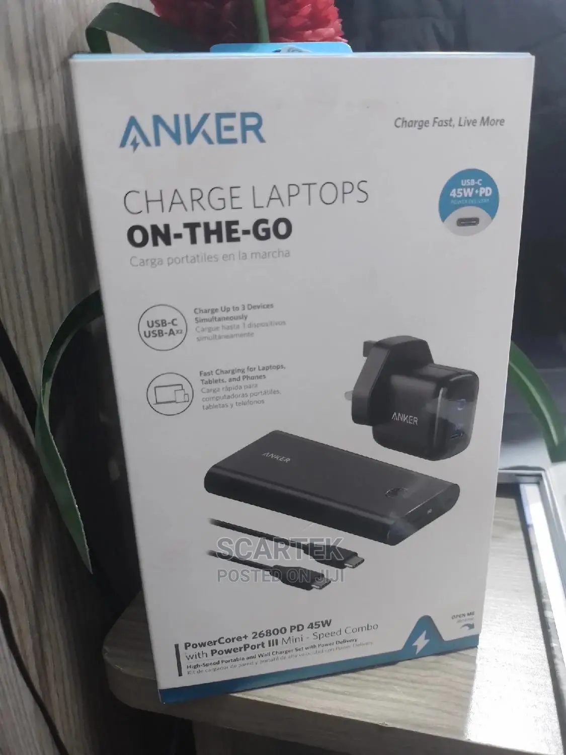 Anker Powercore +26800 Pd 45w With Powerport Iii Mini