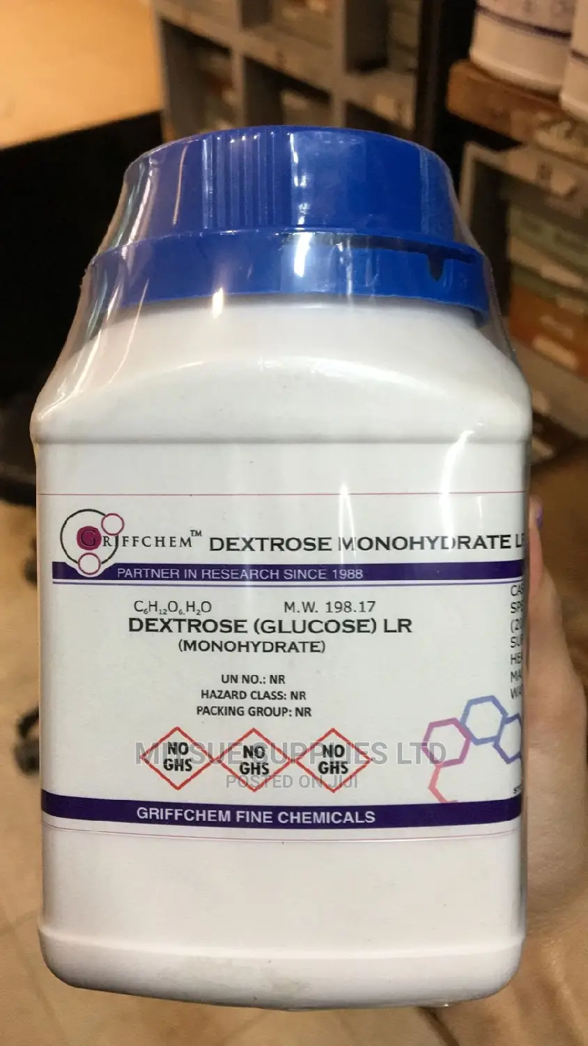 Dextrose Monohydrate Glucose L/R 500G