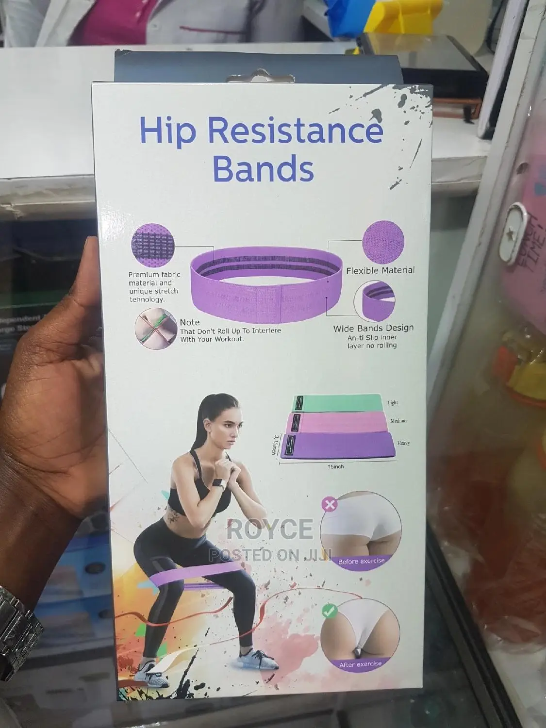 3pcs Resistance Bands