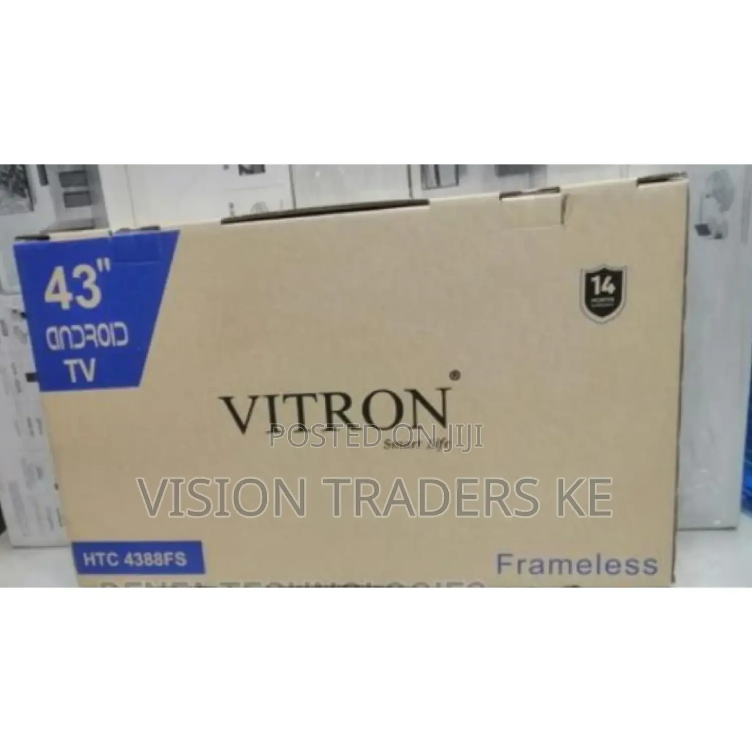 Vitron 43 Inches Smart Android Framless Vitron Tv Full Hd.