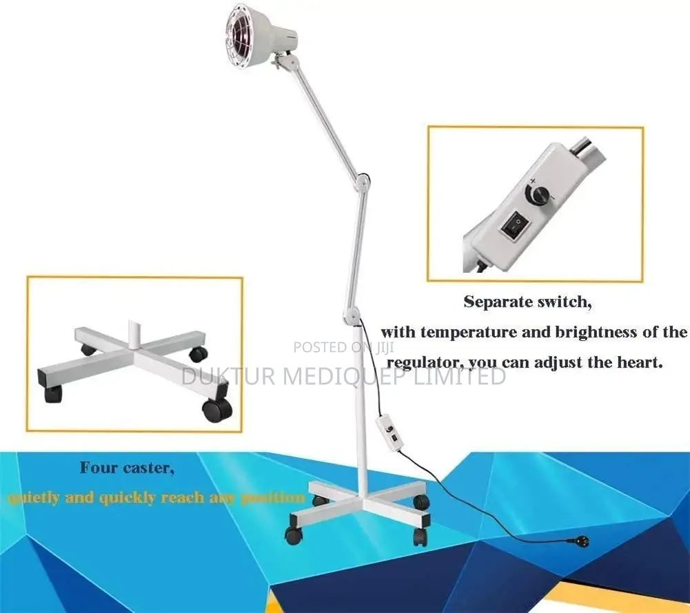 Infrared Heating Floor Lamp With 275 W Infrared Lamp