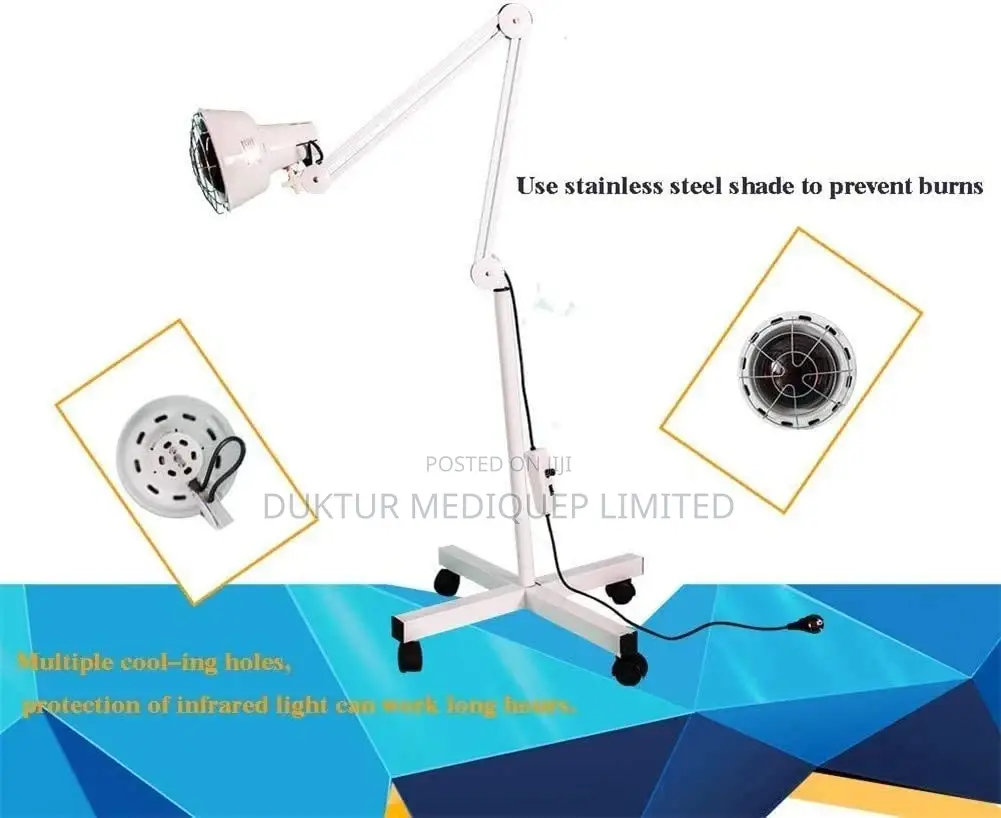 Infrared Heating Floor Lamp With 275 W Infrared Lamp