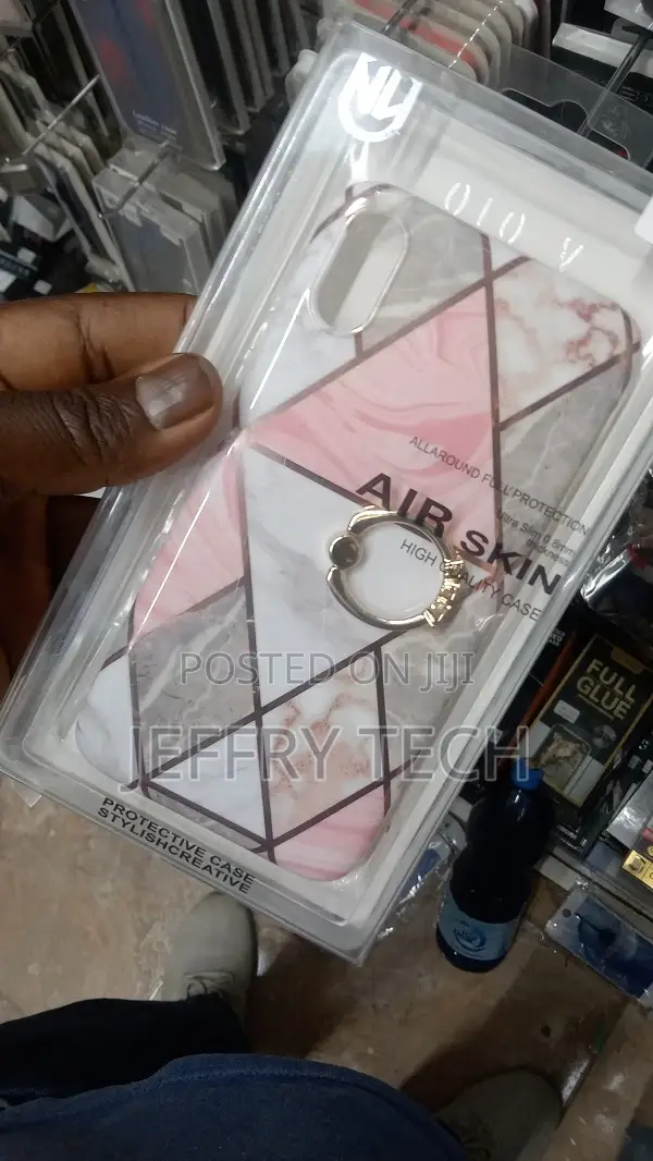 Rosa Marble iPhone XR Hybrid Case