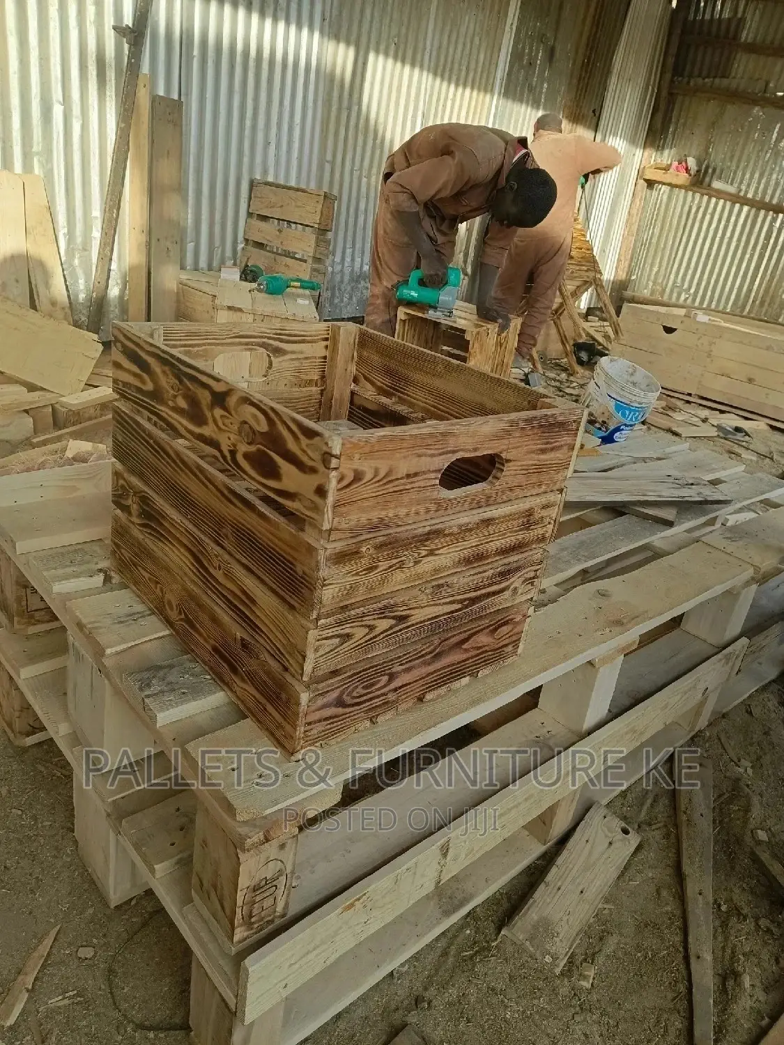 Wooden Crates 04