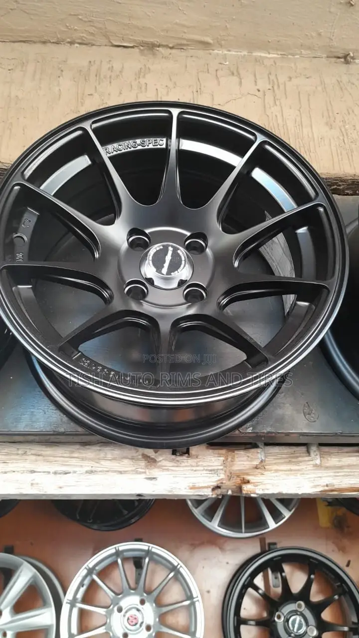 Black Offset Rims 14 Inch Rims Set