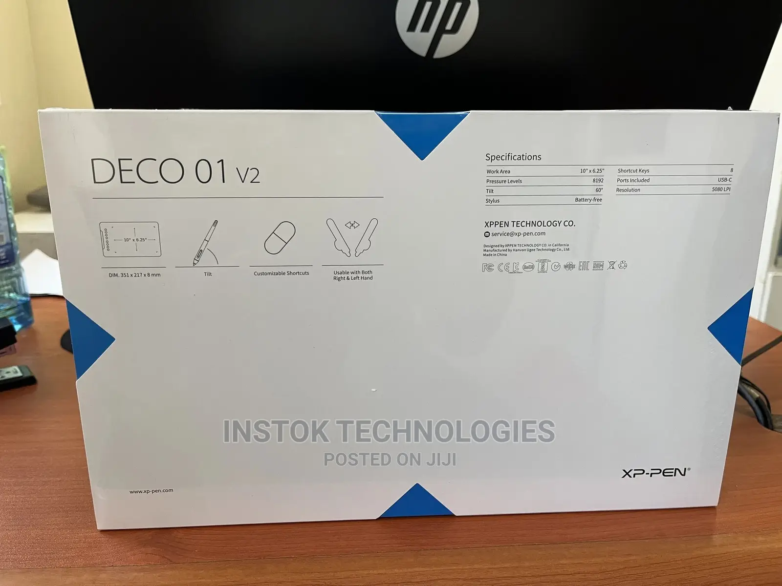 XP-PEN Deco 01 V2 10 Inch Graphics Drawing Tablet