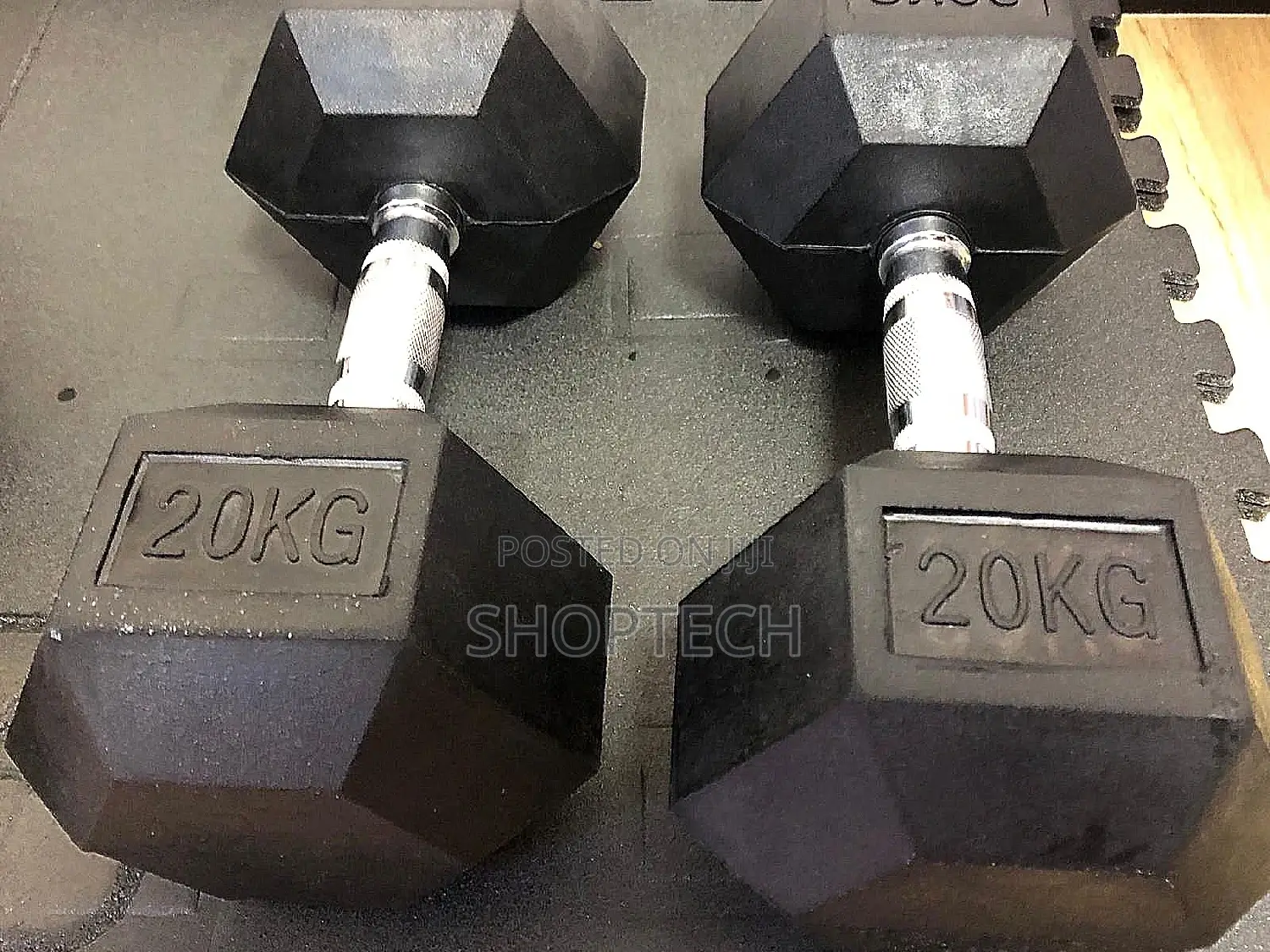 20kg Hexagonal Dumbells
