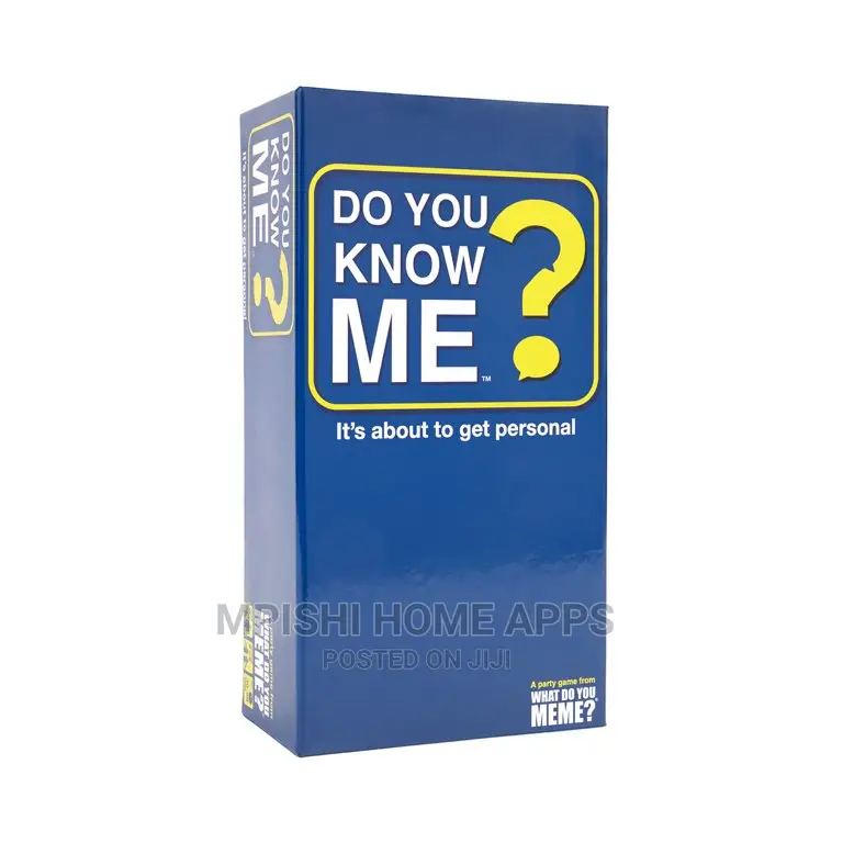 Do You Know Me Card Game