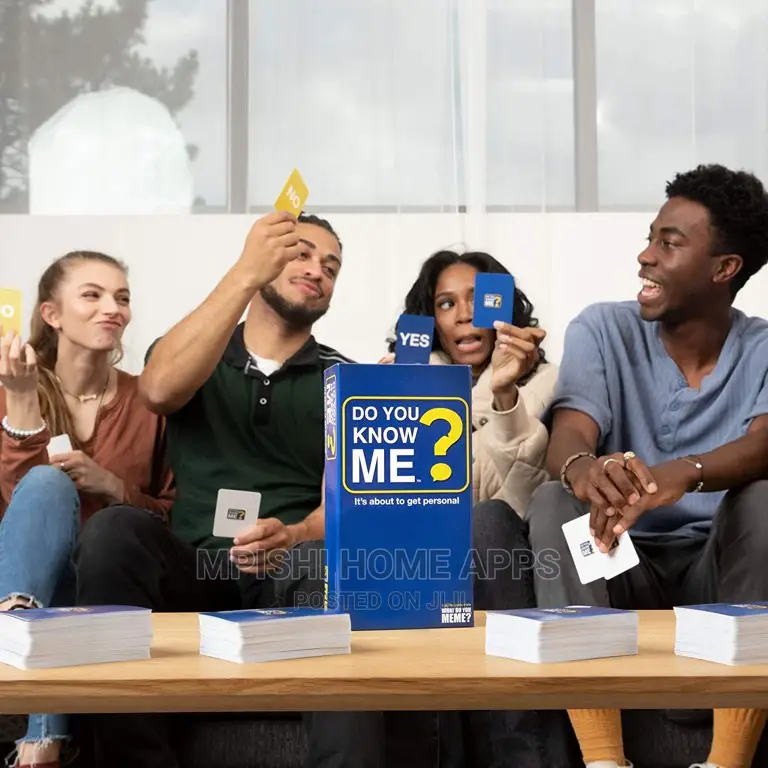 Do You Know Me Card Game