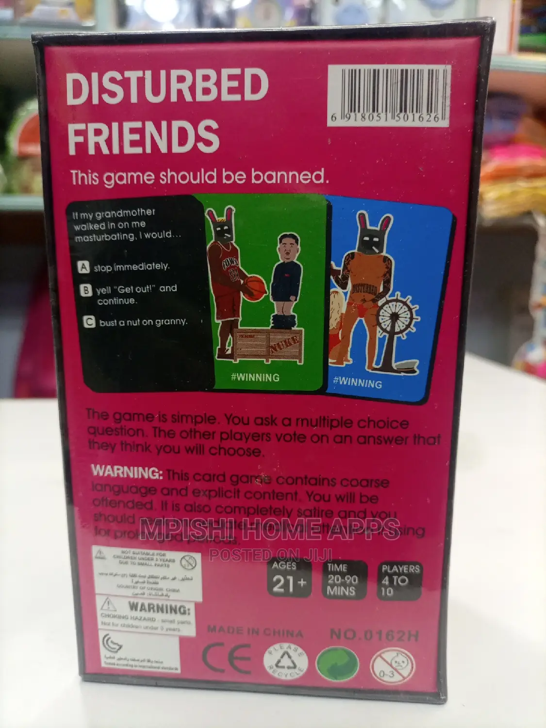 Disturbed Friends Card Game