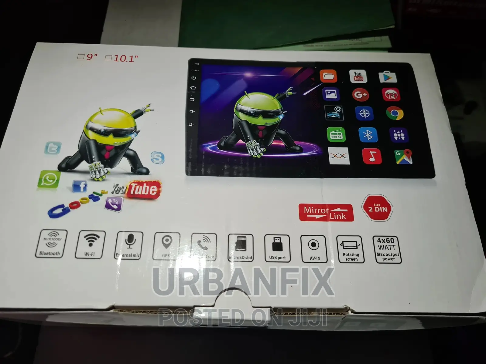 9 Inch Android Car Radio With Bluetooth/Fm/Usb
